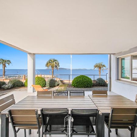 Villa Antoine Appartement Rdj Vue Mer Clim Wifi Parking Plage 50M La Garonne Le Pradet Esterno foto